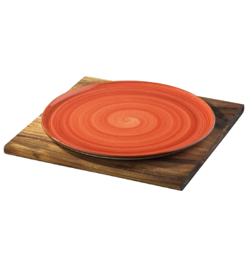 Akasya Kare Pizza Tahtası 34×34 cm y: 1.8 cm
